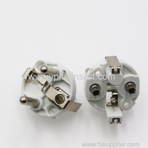 EUROPE SCHUKO PLUG INSERT SOLID HOLLOW PINS