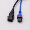 IEC POWER CORDS IEC60320 C14 C13 LOCKING BUE RED