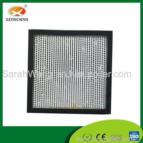 H13 Air Purifier equipment Deep-Pleat HEPA Filter