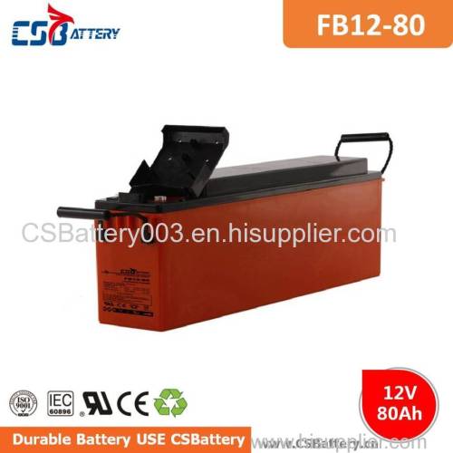 CSBattery 12V 80Ah high capacity AGM Battery for Motorcycle/UPS/Electric-Power/Telecom-PowerSolar-storage