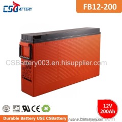 CSBattery 12V 200Ah silmFront Terminal   AGM Battery for Car/Bus/UPS/Electric-power/power-tools/Golf-car/solar-stor
