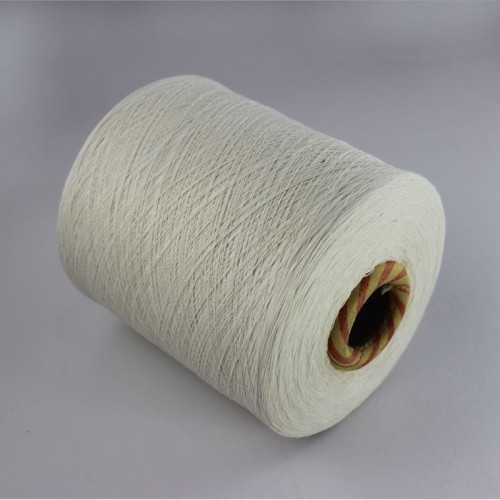 Keshu supplier export 65/35 polyester cotton yarn Ne5/1 raw white gloves yarn to russia market