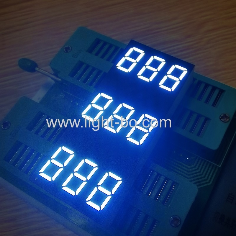 Customized Design Ultra white three line 9 Digit 0.36" 7 Segment LED Display for home appliances