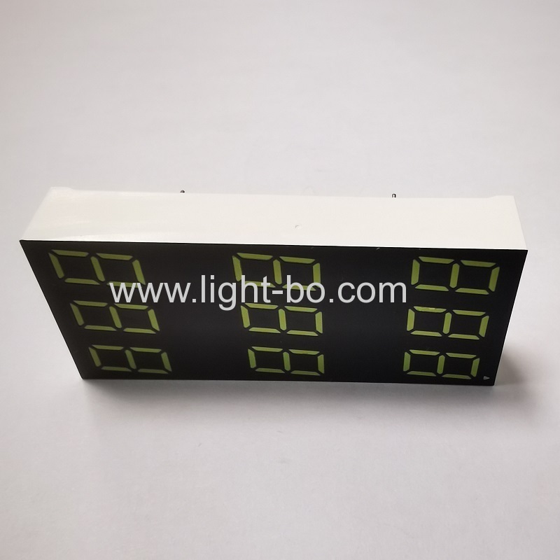 Customized Design Ultra white three line 9 Digit 0.36" 7 Segment LED Display for home appliances