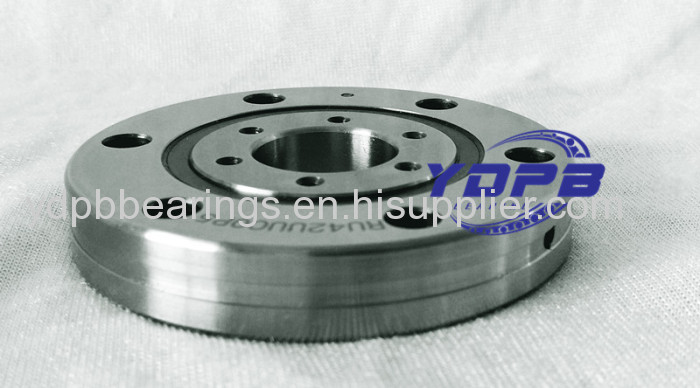 RU124GUUCCOP5 high precision Crossed Roller Bearings robotics slewing bearings made in china 80x165x22mm Countersunk hole inner ring 