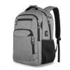 Durable Anti Theft Business Travel Laptop Backpack with USB Charging Port College School Computer Bag Fits 15.6 Inch Not