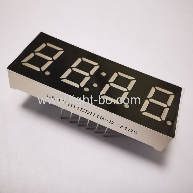 Ultra bright blue 0.4" 4 Digit 7 Segment LED Display common cathode for digital timer and temperature indicator