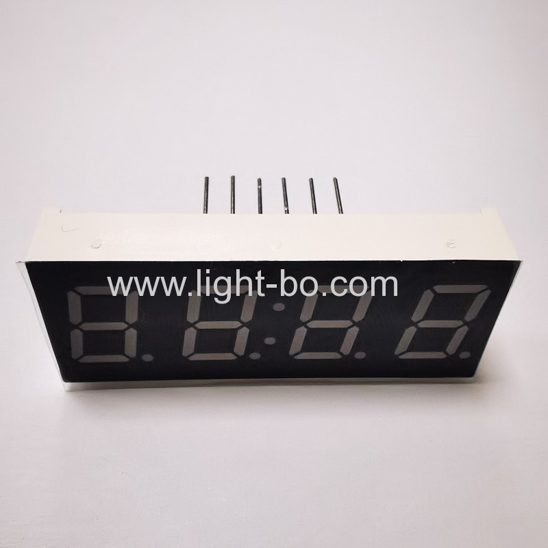 Pure Green 0.4" 4 Digit 7 Segment LED Clock Display common cathode for home appliances