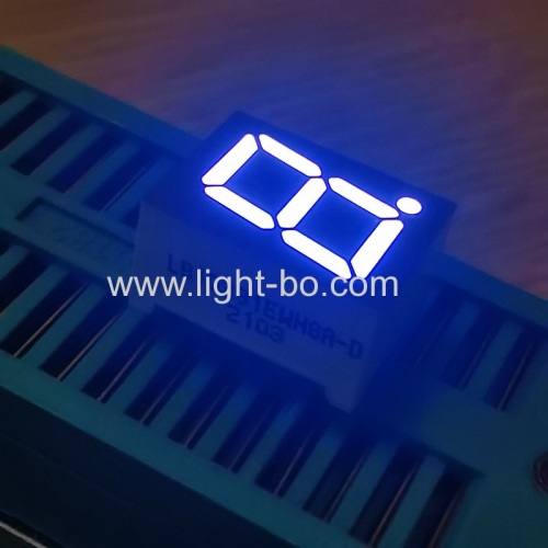Ultra white single digit 0.39" 7 Segment LED Display common cathode grey surface for Instrument Panel