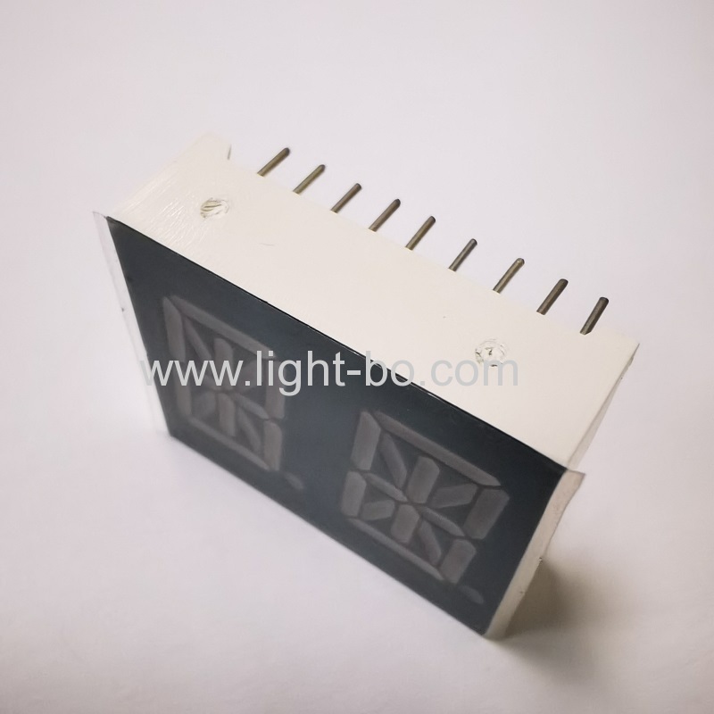 Ultra Bright Red Common Anode Dual Digit 054 14 Segment Alphanumeric Led Display Manufacturers 7619