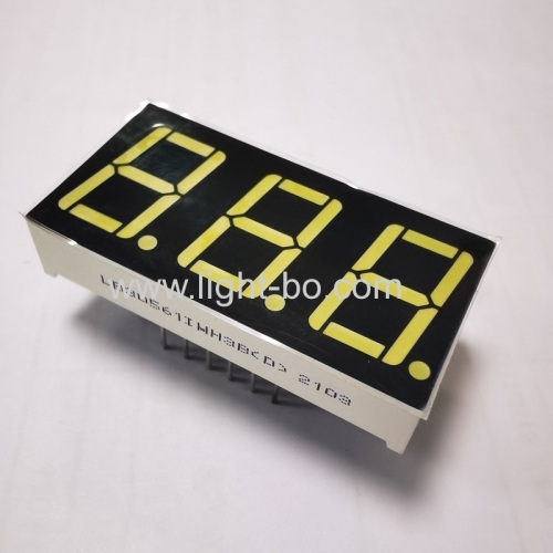 Ultra White Triple digit 7 segment led display common anode 0.56-inch for heating and cooling