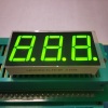 Super green 3 digit 0.56&quot; 7 segment led display common cathode for instrument panel indicator