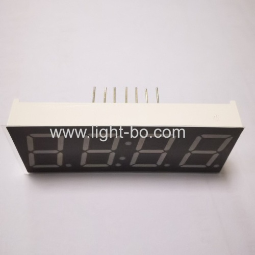 14 PINS White segments 14.2mm Quadruple Digit 7-segment LED display Common cathode Ultra white for digital timer