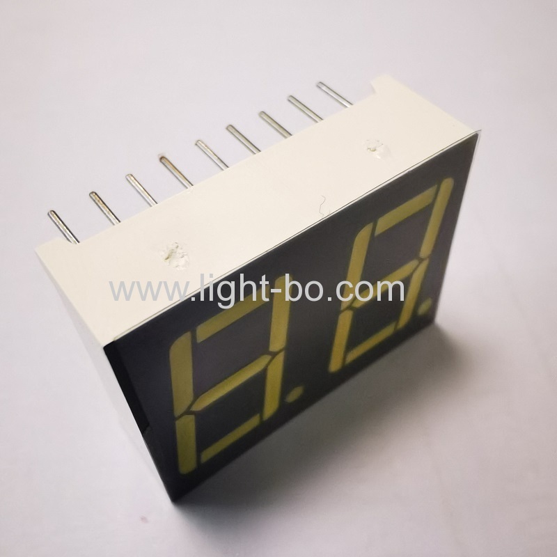 Ultra bright white Dual digit 0.56" 7 segment LED Display Common Anode for Instrument Panel