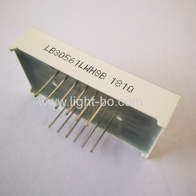 Ultra white 3 digit 0.56" 7 segment led display Common cathode for digital temperature indicator
