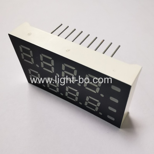 Dual line 0.28  4-Digit 7 Segment LED Display Common Anode for Temperature Indicator