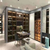 Glass Wardrobe Wine Cabinet Liquor Closet Bar Cabinet Aluminum Gradevin