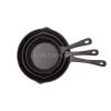 6.5 Inch-10.25 Inch Pre-Seasoned Cast Iron Round Skillet Fry Pan Set Skillet Manufacturer