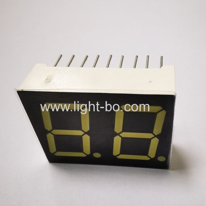 Ultra bright white 14.2mm Dual Digit 7 Segment LED Display Common anode for Instrument Panel