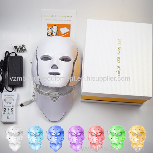 Latest 7 color Photon LED Skin Rejuvenation LED Face Mask Face Beauty Mask PDT