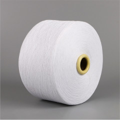 Qiaofu Recycled Cotton Recycled Dyed Cotton Yarn Factory Manufacture NE6/1 Bleached White Gloves Yarn