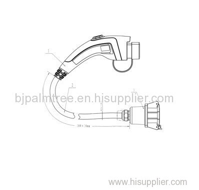 EV Charging Adapter TYPE1 TO GBT