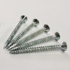 Galvanized fiberboard screw double countersunk head knurled thread cutting tail screw manufacturer