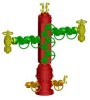 Dual Tubing Solid Block Christmas Tree Assembly