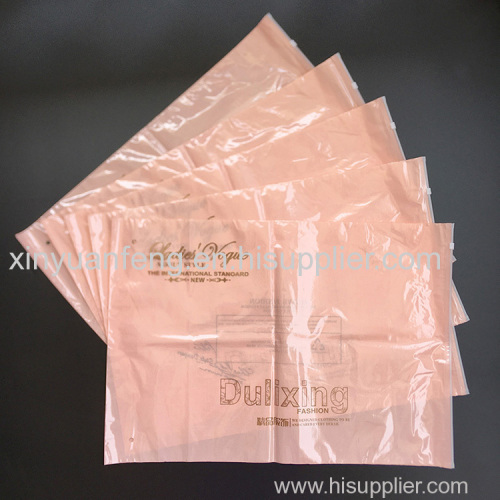 Custom PE Zipper Packaging Bag Clothing Packaging Bag