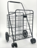 45KGS Factory Customized Portable Folding steel wire shopping cart for supermarket