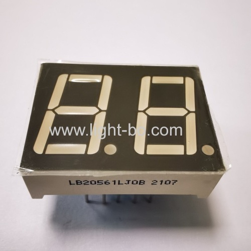 Dual digits 0.56  common cathode super bright greeen 7 segment led display