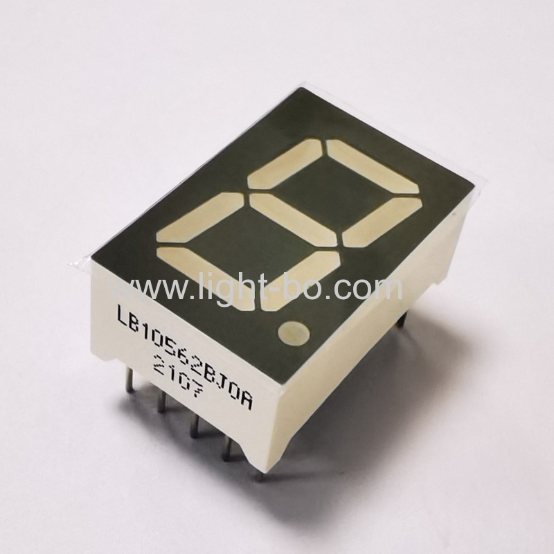 Super bright green 0.56" single digit 7 segment led display common anode for Instrument Panel