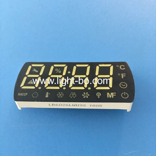 Ultra white 4 Digit 7 Segment LED Display common cathode for digital Refrigerator controller