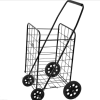 50KGS Factory Customized Portable Folding steel wire shopping cart for supermarket trolley wagon