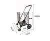 50KGS Factory Customized Portable Folding steel wire shopping cart for supermarket