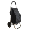 Wholesale folding Aluminum Portable two-wheeled shopping luggage cart bag supermarket hand trolley wagon