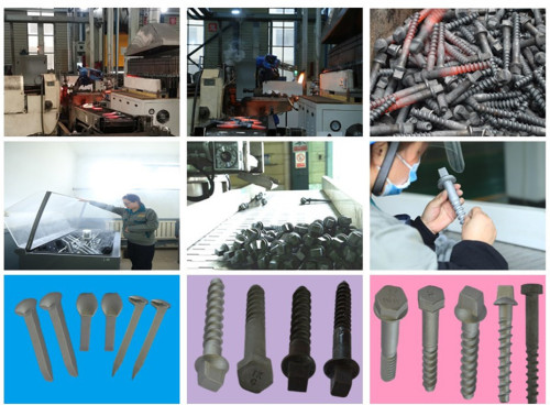 Rail Spikes Track Spikes Rail FastenersTrack Fasteners for Railway Track Fixing