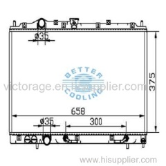 AUTO RADIATOR FOR MITSUBISHI MIRAGE 97-02 DPI: 1907