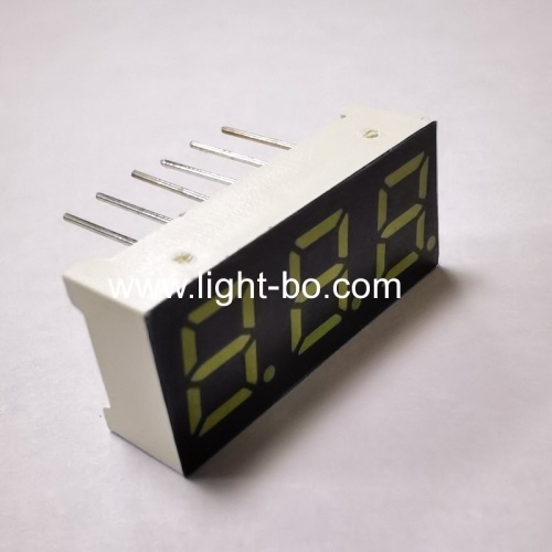 Ultra bright white 3 Digit 0.28  (7mm) 7 Segment LED Display common cathode for Temperature controller
