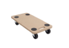 Hot-sale Factory wholesale multifunction 200KG Load Capacity MDF Wooden Dolly Tool Carts with 4-wheels truck trolley wag