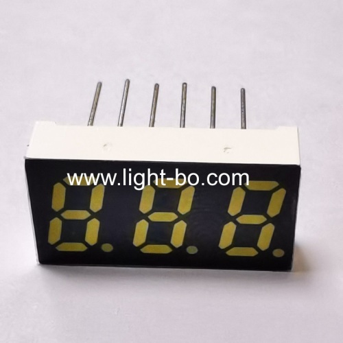 Ultra bright white 0.3  Common anode 3 digits 7 Segment LED Display for Instrument Panel