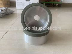 Diamond grinding wheel grinding stainless steel pipe with short hair resin diamond wheel spot custom cycle