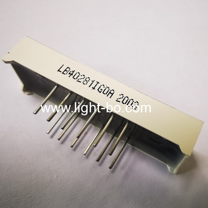 Pure green 0.28" 4 digit 7 segment led display common anode for temperature humidity control