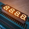 Super bright Yellow common cathode 0.28&quot; Four-Digit 7-segment LED Display for Instrument Panel