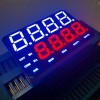 Dual Line Ultra white /Ultra Red 4 + 4 Digits 7 Segment LED Display Common Anode for Temperature/Humidity/Timer