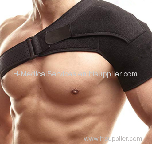 Adjustable shoulder support guard brace