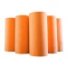 Orange Color 140micx1250mmx2000M Crepe Paper Masking Tape Jumbo Rolls Nature Rubber Glue