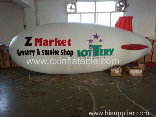 Hot Selling Custom Logo Helium Air Airship Giant Inflatable PVC Balloon Zeppelin Advertising