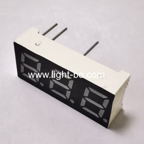 Ultra bright red Triple Digit 7mm (0.28 ) 7 Segment LED Display Common Anode for Temperature Controller