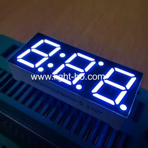 Long lead pin Ultra white triple digit 0.39" led clock display for washing machine